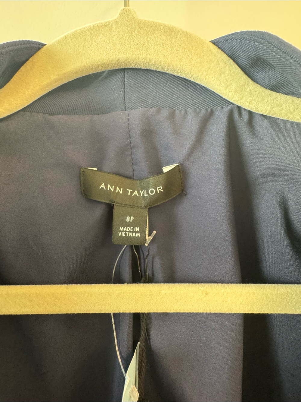 Ann Taylor Petite Navy Single-Button Women's Blazer Brand New - Picture 3 of 6